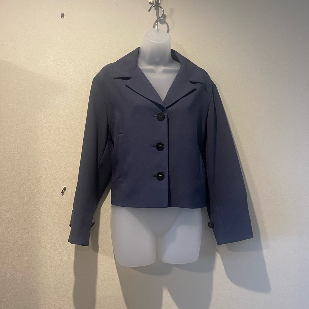 Vera Wang Blue Women's Jacket L